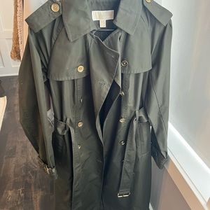 Michael Kors Green Trench Coat